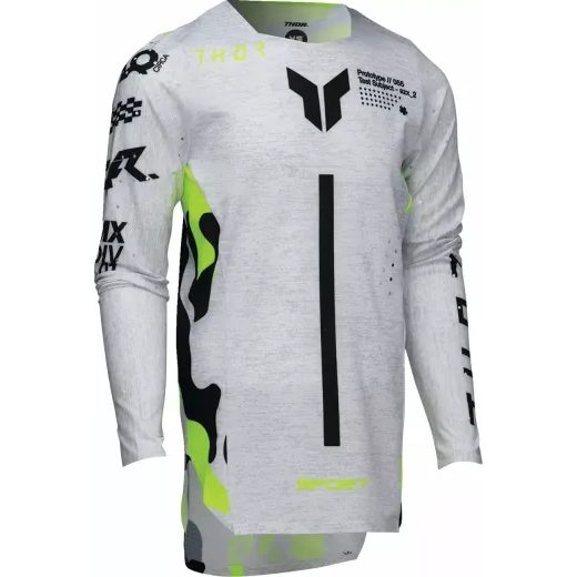 KREKLS YOUTH SPORTMODE RIOT JERSEY (BALTS, PELĒKS)