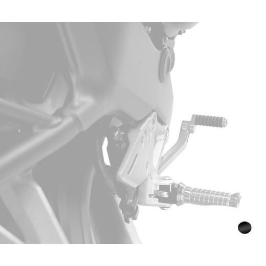 BRAKE FOOT PEDAL PUIG 22395N MELNS/PELĒKS REGULĒJAMI