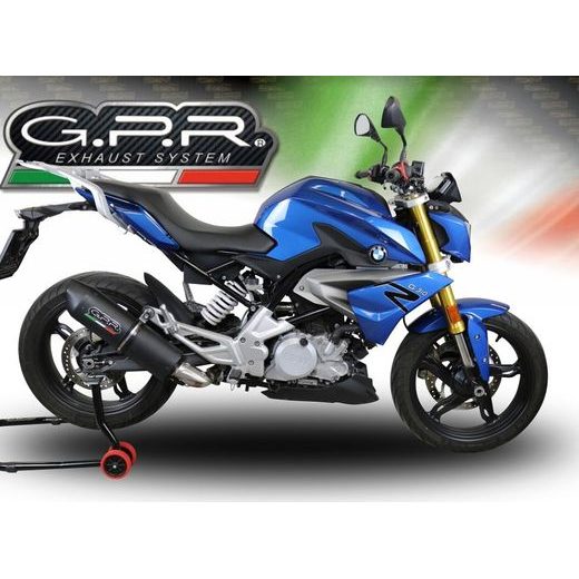 PILNA IZPLŪDES SISTĒMA GPR FURORE EVO4 E4.BM.CAT.93.FNE4 MATTE BLACK PRIEKŠ BMW G 310 R 2017-2021