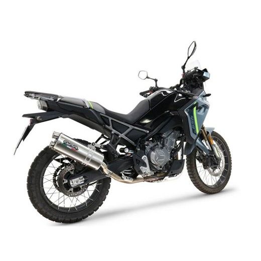 SLIP-ON EXHAUST GPR DUAL INOX CF.17.RACEDB.DUAL.IO BRUSHED STAINLESS STEEL INCLUDING LINK PIPE AND REMOVABLE DBKILLER