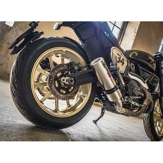 SLIP-ON EXHAUST GPR M3 D.118.CAT.M3.INOX BRUSHED STAINLESS STEEL PRIEKŠ DUCATI SCRAMBLER 800 2015-2016