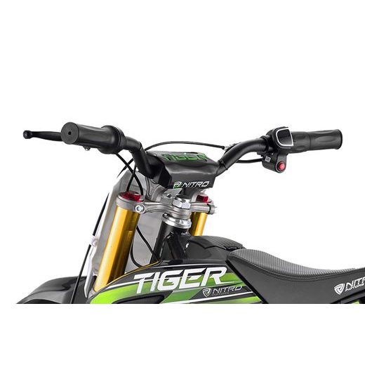 BĒRNU ELEKTRISKAIS KROSA MOTOCIKLS NITRO MOTORS TIGER ECO 1000W 36V 12/10