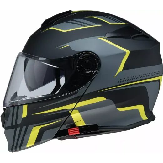 ĶIVERE SOLARIS 2.0 SLATER MODULAR HELMET (MELNS, DZELTENS)