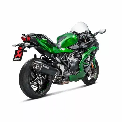 LABAIS MUFFLER TI BL NINJA H2 SX FOR KAWASAKI H2 1000 SX ABS (OGLEKĻA ŠĶIEDRA)