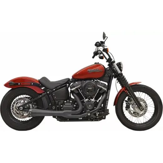IZPLŪDES SISTĒMA 2-1 ROADRAGE | SOFTAIL M8 18-UP - BLACK FOR HARLEY DAVIDSON FLSL 1750 ABS