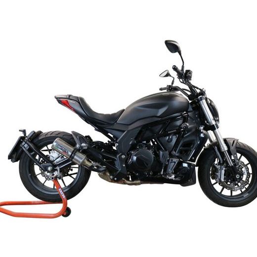 SLIP-ON EXHAUST GPR M3 E4.BE.20.M3.INOX BRUSHED STAINLESS STEEL PRIEKŠ BENELLI 502 C CRUISER 2019-2020