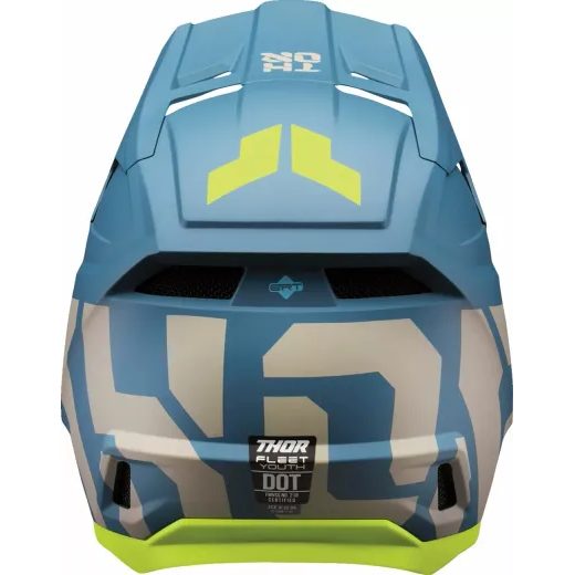 ĶIVERE YOUTH FLEET FORGE HELMET (ZILS, DZELTENS)