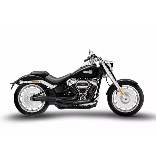 IZPLŪDES SISTĒMA SOFTAIL BREAKOUT / FAT BOY 2IN1 E4/E5 BLACK 17-24 FOR HARLEY DAVIDSON FLFB 1750 ABS