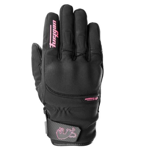 CIMDI FURYGAN GLOVES JET LADY ALL SEASON D3O EVO (MELNS, ROZĀ, SIEVIEŠU)