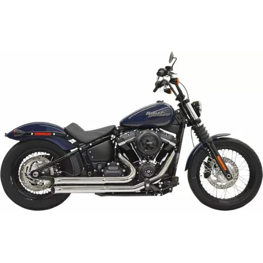 IZPLŪDES SISTĒMA PRO STREET | SOFTAIL M8 18-UP - CHROME FOR HARLEY DAVIDSON FLFB 1750 ABS (TĒRAUDS)