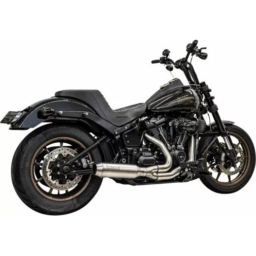 IZPLŪDES SISTĒMA EXHAUST 2:1 SUPERBIKE SS W/CAT 49C 4"MUFFLER M8 SOFTL18-23 FOR HARLEY DAVIDSON FLSL 1750 ABS (NERŪSĒJOŠAIS TĒRAUDS)