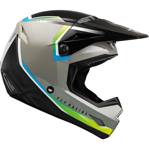 ĶIVERE FLY HELMET ECE KINETIC VISION (PELEKS, MELNS)