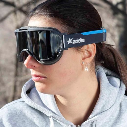 GOGGLES ARIETE WABI 14980-SNGA SILVER MIRROR LENS GREY/LIGHT BLUE