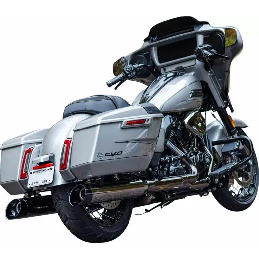 IZPŪTĒJS MUFFLER S/O MK45 LAVA CHR BLK E/C 50 STATE M8 TOUR 17-24 FOR HARLEY DAVIDSON FLH 1868 ABS