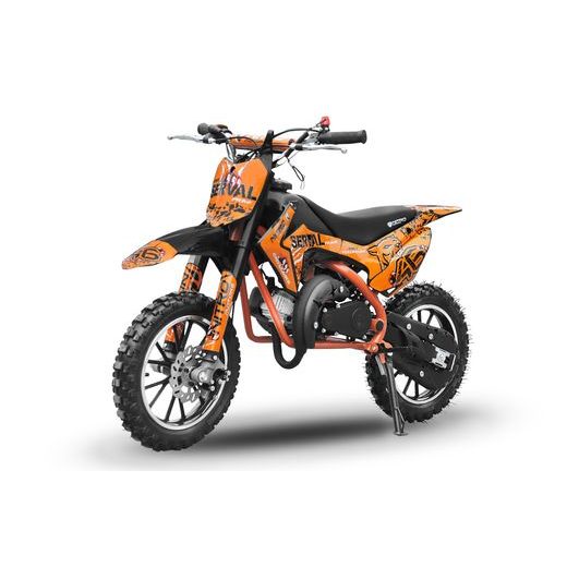 BĒRNU KROSA MOTOCIKLS NITRO MOTORS 49CC SERVAL PRM 10"