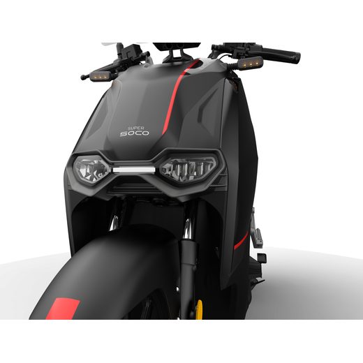 ELEKTRISKAIS MOTOROLLERIS SUPER SOCO CPX 4G SARKANSS VIENA BATERIJA