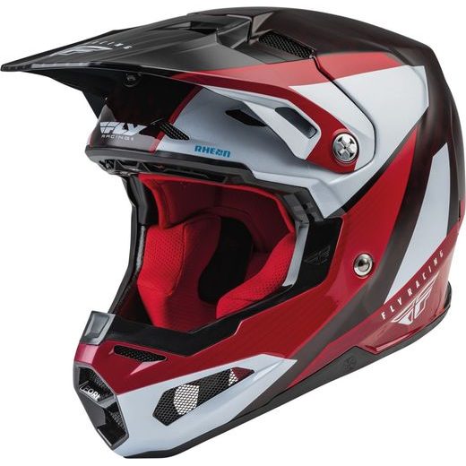 ĶIVERE FLY HELMET FORMULA CRB PRIME (SARKANS, BALTS)