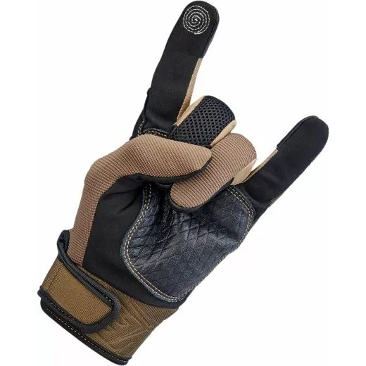 CIMDI BAJA GLOVES (BRŪNS, MELNS)