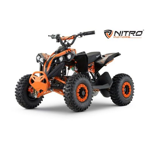 BĒRNU ELEKTRISKAIS KVADRICIKLS NITRO MOTORS 1200W 48V ECO AVENGER SNOWY TIRE XL SPORT 6"