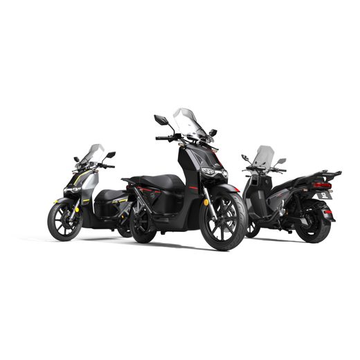 ELEKTRISKAIS MOTOROLLERIS SUPER SOCO CPX 4G SARKANSS VIENA BATERIJA