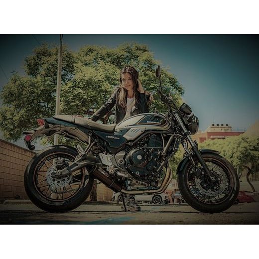 PILNA IZPLŪDES SISTĒMA GPR M3 CO.K.161.2.RACE.M3.BT MATTE BLACK PRIEKŠ KAWASAKI Z 650 RS 2021-2023