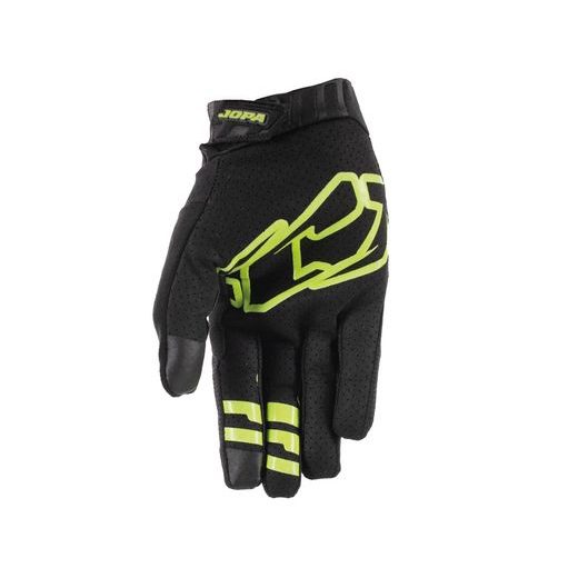 CIMDI JOPA MTB-GLOVES MTB-10 (MELNS, DZELTENS)