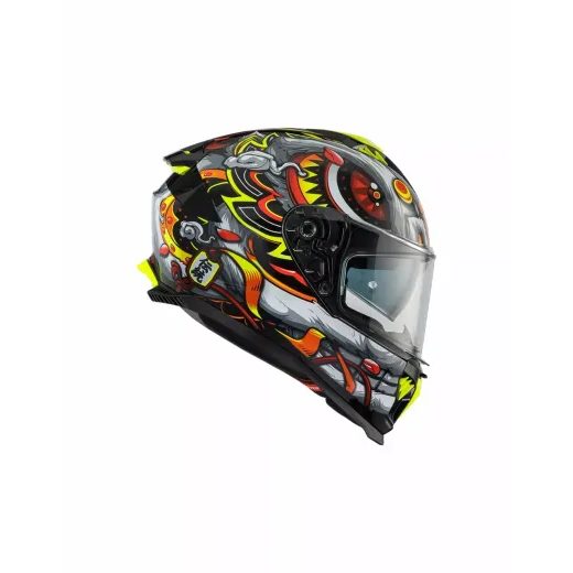 ĶIVERE TYPHOON LY GRAPHIC HELMET (DAUDZKRĀSAINS)