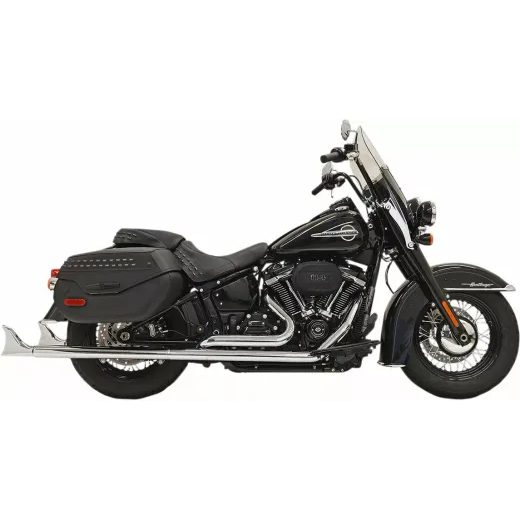 IZPLŪDES SISTĒMA FISHTAIL 33" | SOFTAIL M8 18-UP - CHROME FOR HARLEY DAVIDSON FLDE 1750 ABS (TĒRAUDS)