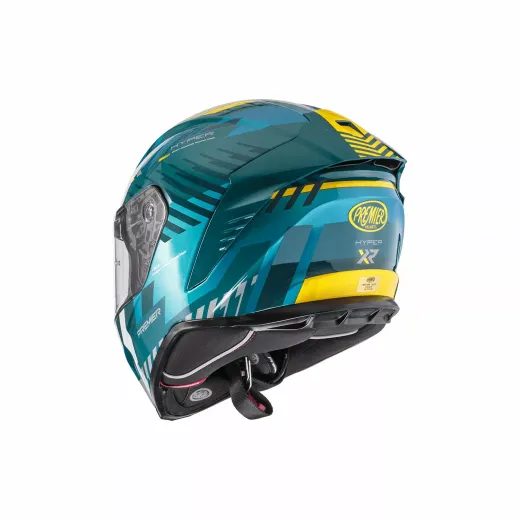 ĶIVERE HYPER XR HELMET (ZILS, DZELTENS)
