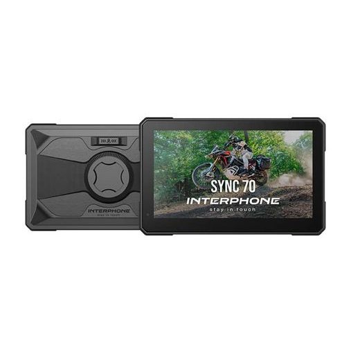 INTERPHONE APPLE CARPLAY/ANDROID AUTO MOTO 7” DISPLAY WITH CAMERAS