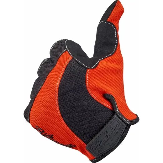 CIMDI MOTO GLOVES (ORANŽA, MELNS)