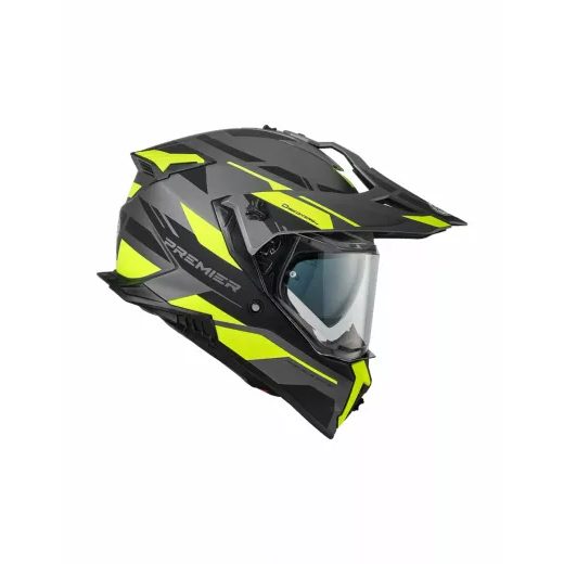 ĶIVERE DISCOVERY EA HELMET (MELNS, DZELTENS)