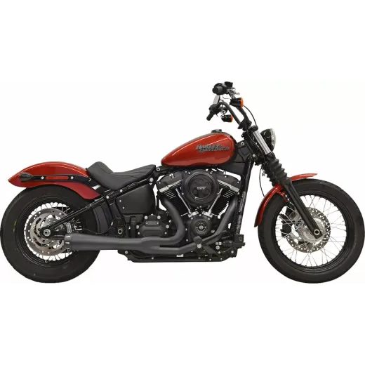IZPLŪDES SISTĒMA EXHAUST 2:1 ROAD RAGE 49 STATE BLACK M8 SOFTAIL FOR HARLEY DAVIDSON FLSL 1750 ABS