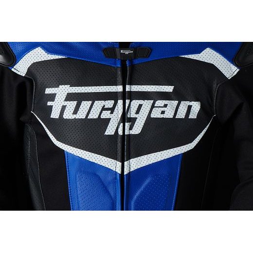 KOMBINEZONS FURYGAN LEATHER SUIT OVERTAKE (MELNS, ZILS, BALTS)