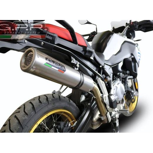 SLIP-ON EXHAUST GPR M3 E4.BM.94.M3.INOX BRUSHED STAINLESS STEEL PRIEKŠ BMW F 850 GS 2018-2020, BMW F 850 GS ADVENTURE 2018-2020
