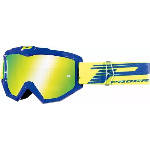 BRILLES ATZAKI MX GOGGLES (DZELTENS, ZILS)