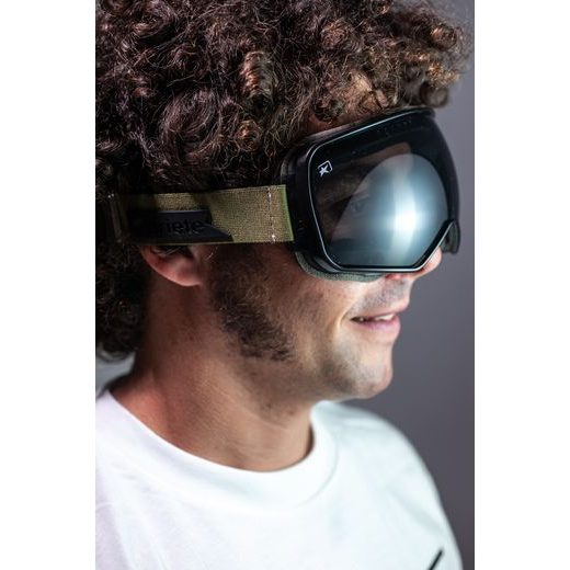 GOGGLES ARIETE FEATHER LITE 14920-LVP GREEN STRAP