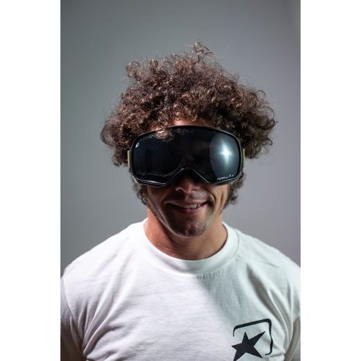 GOGGLES ARIETE FEATHER LITE 14920-LVP GREEN STRAP