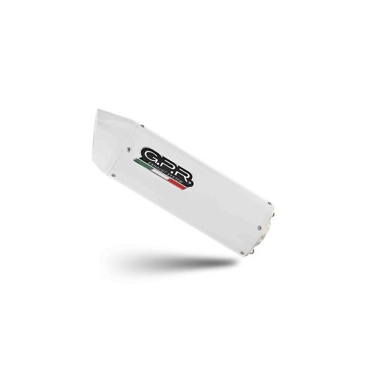 SLIP-ON EXHAUST GPR ALBUS EVO4 E5.S.193.ALBE4 WHITE GLOSSY