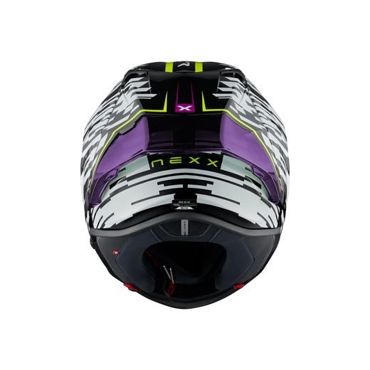 ĶIVERE NEXX HELMET X.R3R GLITCH RACER CARBON (BATLS, NEONS)