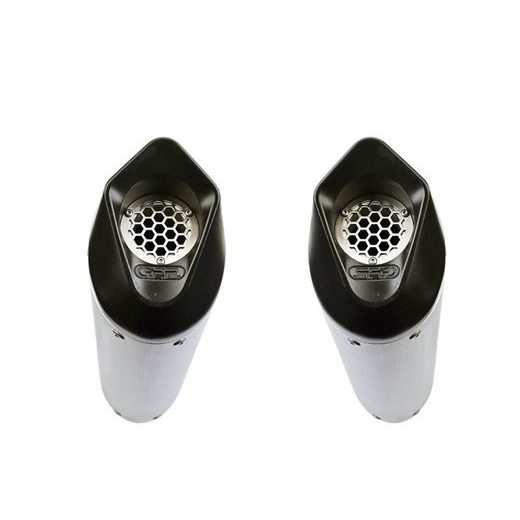 DUAL SLIP-ON EXHAUST GPR FURORE EVO4 E4.A.56.CAT.FNE4 MATTE BLACK PRIEKŠ APRILIA DORSODURO 1200 2011-2016