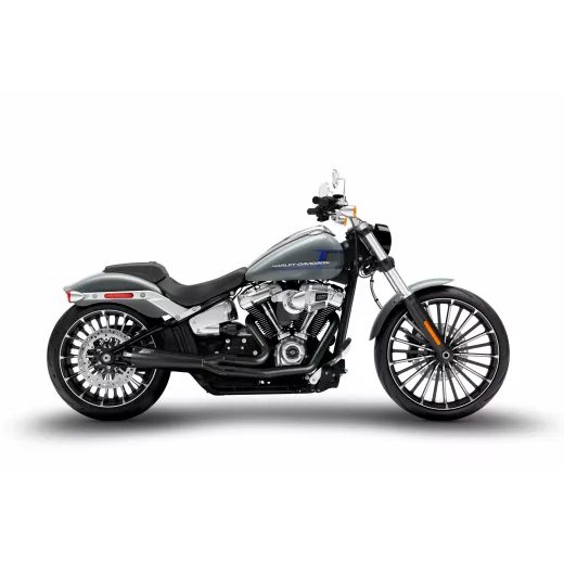 IZPLŪDES SISTĒMA SOFTAIL BREAKOUT / FAT BOY 2IN1 E4/E5 BLACK 17-24 FOR HARLEY DAVIDSON FLFB 1750 ABS