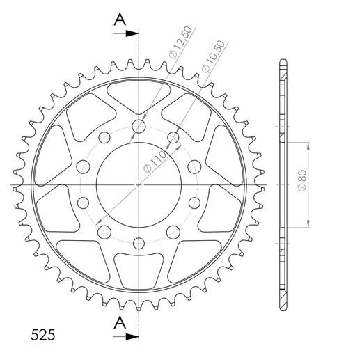 ĶĒDES KOMPLEKTS D.I.D CHAIN -, ZELTA CHAIN 525 ZVM-X, X-RING (X, NX, QX, XS), CHK FRONT SPROCKET JT CHK RUBBER CUSHIONED, CHK REAR SPROCKET SUPERSPROX PRIEKŠ HONDA XRV 750 AFRICA TWIN 1990-1992