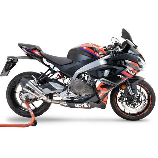 PILNA IZPLŪDES SISTĒMA GPR NEW GRAND PRIX EVO TITANIUM A.78.RACEDB.GPAN.TO BRUSHED TITANIUM INCLUDING REMOVABLE DB KILLER