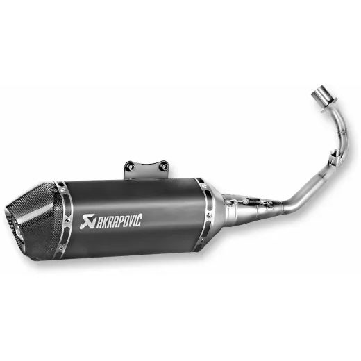 IZPLŪDES SISTĒMA MUFFLER SS/CF BLK VESPA FOR VESPA PRIMAVERA 125 IGET ABS (OGLEKĻA ŠĶIEDRA, NERŪSĒJOŠAIS TĒRAUDS, TITĀNS)