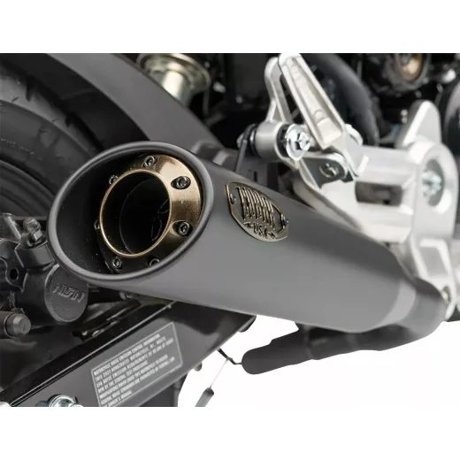IZPŪTĒJS SLIP-ON MUFFLER (BLK) WITH BRONZE TIP GROM 22-23 FOR HONDA MSX 125 ABS