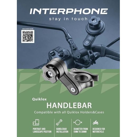 QUIKLOX - UNIVERSAL MOTORBIKE HANDLEBAR HOLDER