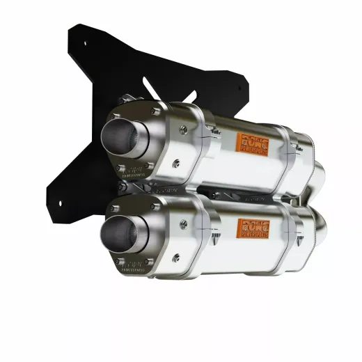 IZPŪTĒJS EXH APX DUAL RZR PRO XP FOR POLARIS RZR PRO XP 1000 TURBO 4X4 (NĒRUSĒJOŠAIS TĒRAUDS)