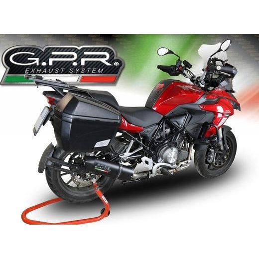 SLIP-ON EXHAUST GPR FURORE EVO4 E4.BE.9.CAT.FNE4 MATTE BLACK PRIEKŠ BENELLI TRK 502 2017-2020