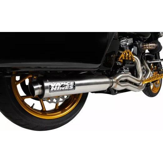 IZPLŪDES SISTĒMA SUPERSPORT 2-1 BRUSHED TOURING FOR HARLEY DAVIDSON FLHX 1923 ABS (304 NERŪSĒJOŠAIS TĒRAUDS)